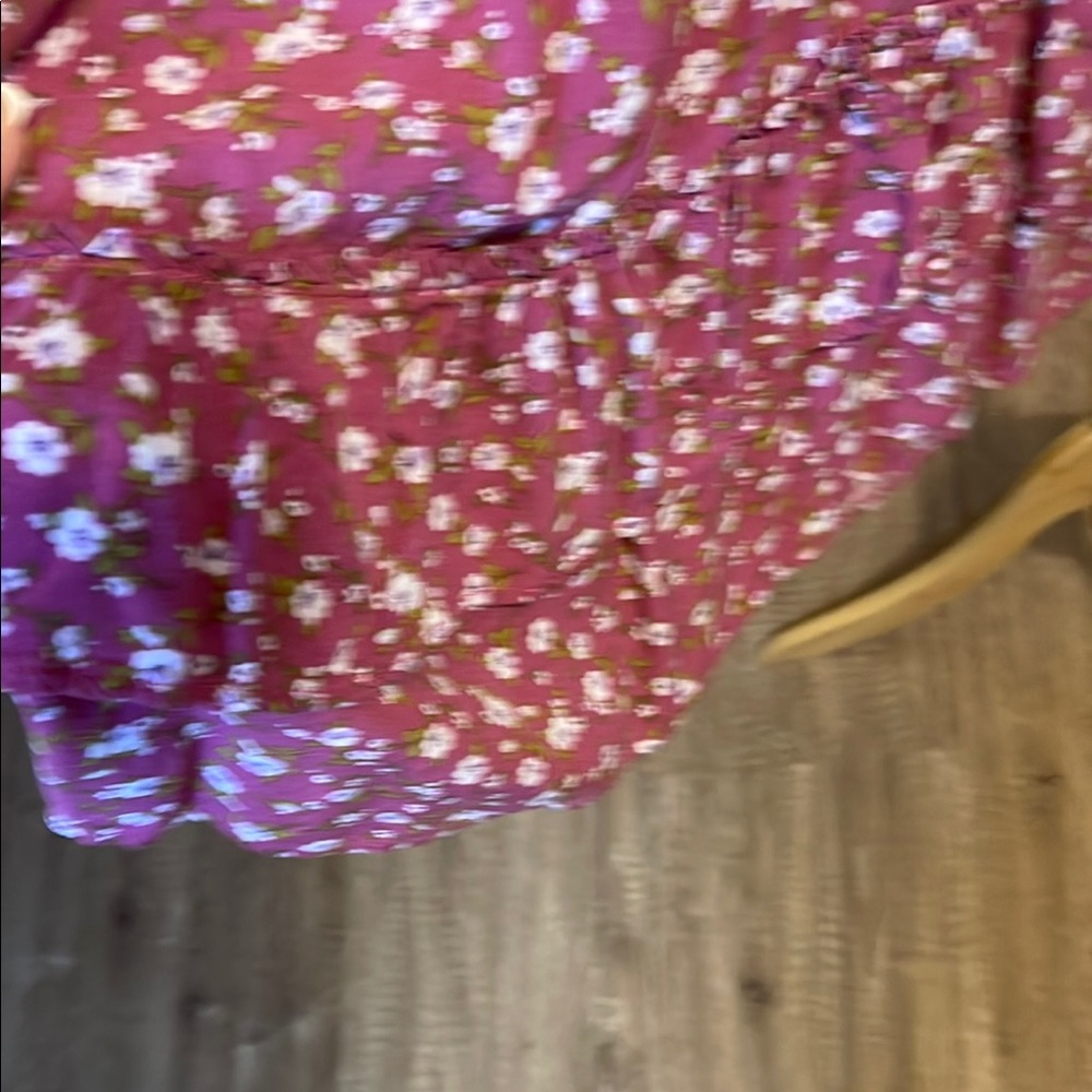 Floral Pink Mini Dress - Picture 6 of 8